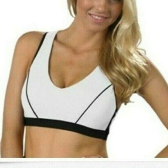 Marika Miracles Womens Bra Racer Back Uplift Sports Wire Free Size 20 White 2X - Picture 6 of 10